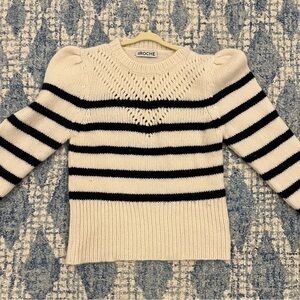 St.Roche Sissy striped sweater. blue and white. Worn once!